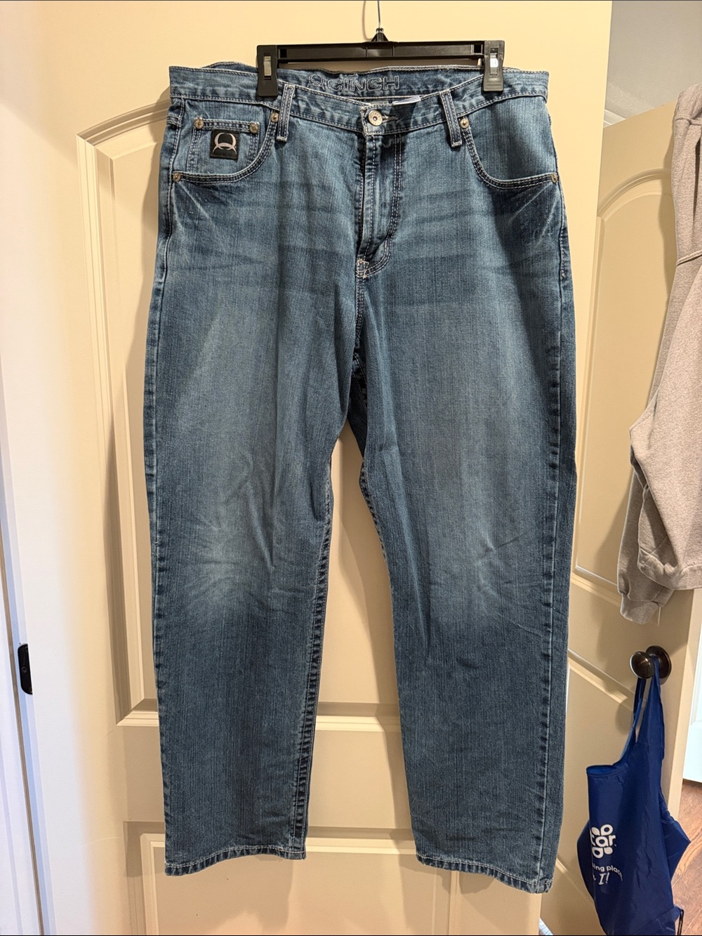 Men's Cinch Black Lable Denim Jeans - Classic Relaxed Fit 36x32